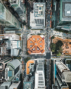 top view of high-rise buildings thumbnail