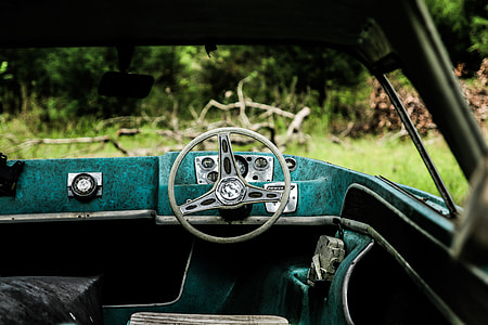 gray car steering wheel thumbnail