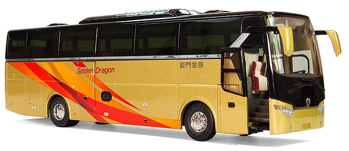 white, red, and black bus illustration thumbnail