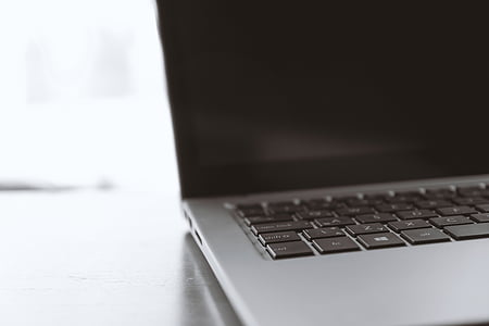 gray and black laptop computer thumbnail