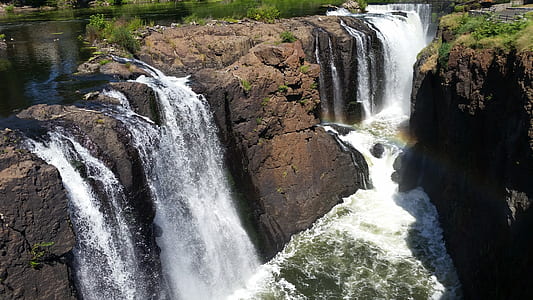 aerial photography of falls during daytime thumbnail