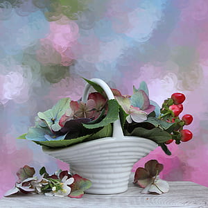 green leafed plant in white ceramic basket thumbnail
