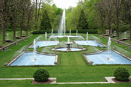 water fountains and grass field thumbnail
