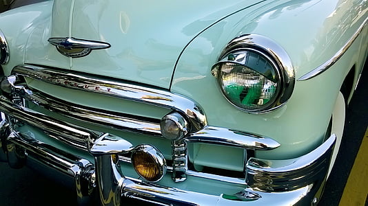 classic silver Chevrolet car thumbnail