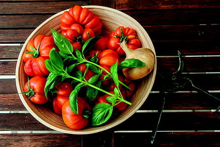 healthy, tomatoes, blur, wooden thumbnail