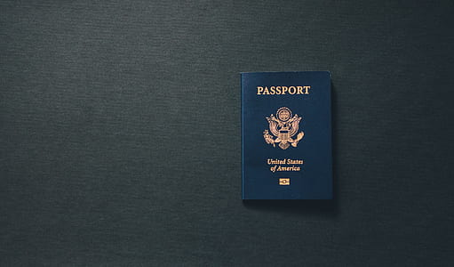Passport ID on black carpeted surface thumbnail