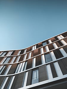 low angle of concrete building thumbnail