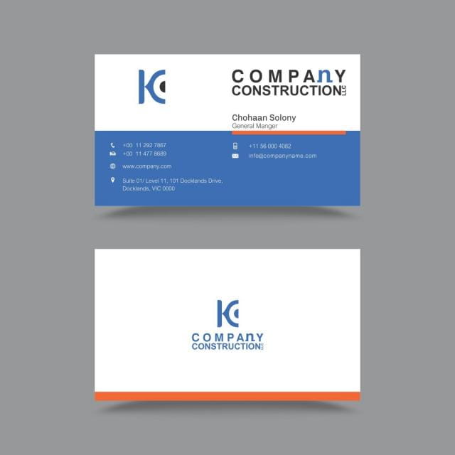 Professional Business Card Design Template eps file