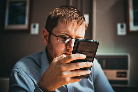businessman, man, smartphone, technology thumbnail
