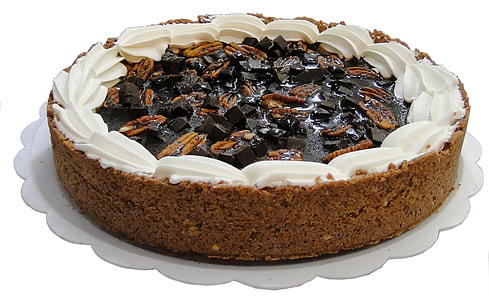 round black and white icing cake thumbnail