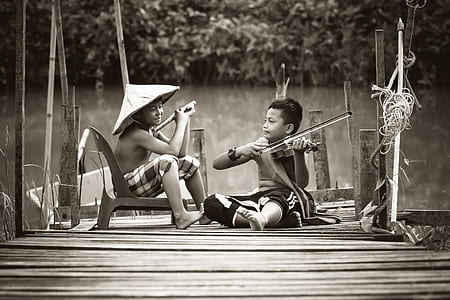 wood, black-and-white, love, people thumbnail