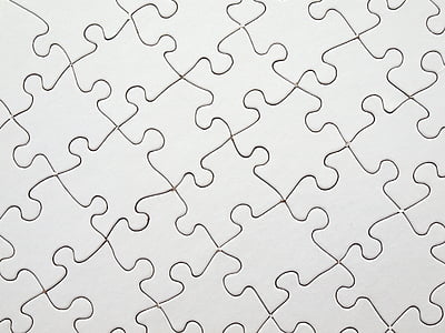 white jigsaw puzzle thumbnail