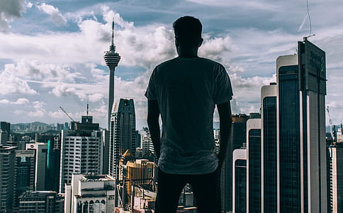 city, landscape, sky, sunset thumbnail
