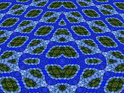 Photo-manipulation of flowers rendered for symmetry and depth perspective thumbnail