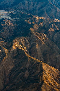 aerial photography of mountain range thumbnail