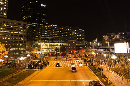 aerial photography of street thumbnail
