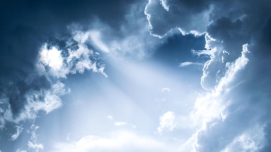 sun rays passing through clouds thumbnail
