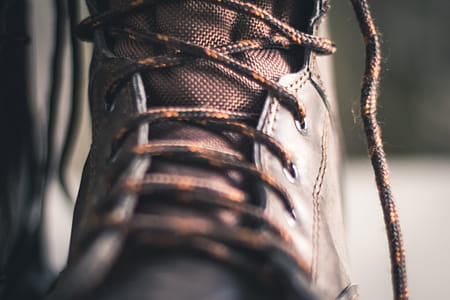 Closeup Photo of Brown Lace-up Boot thumbnail