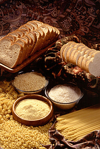wheat bread, pasta, and assorted grains thumbnail