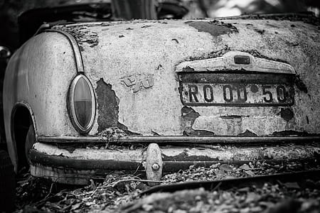 grayscale photography of car thumbnail