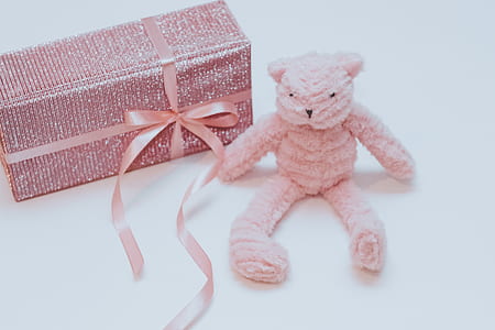 brown bear plush toy with box thumbnail