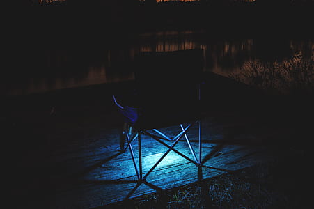 dark, night, lights, blue thumbnail