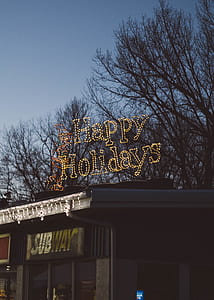 happy holidays sign thumbnail