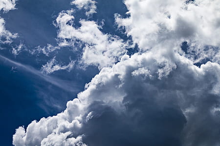 low-angle view of cirro-cumulus clouds thumbnail
