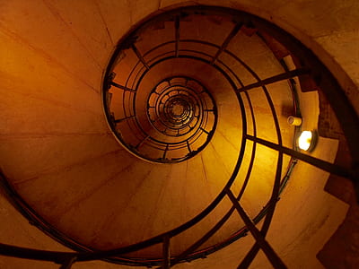Photo of Black Metal Spiral Ladder thumbnail
