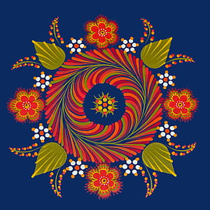 red and green flower illustration thumbnail