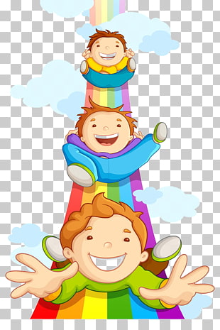 Brother Birthday Raksha Bandhan Greeting card Love, Children, boys on rainbow illustration PNG clipart