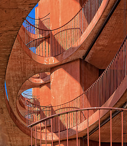 portrait photography of orange staircase thumbnail