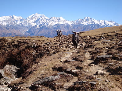 man walking on mountain thumbnail