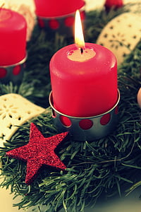 red lighted candle thumbnail