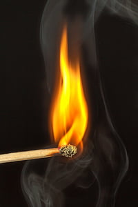 burning brown matchstick thumbnail