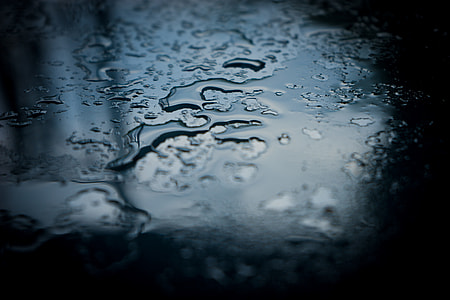 selective focus photography of water on mirror thumbnail