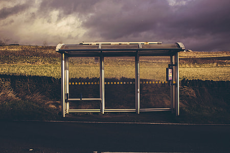 Moody, Bus Stop, cloud, cloudy thumbnail