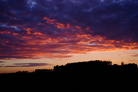 dawn, nature, sky, clouds thumbnail