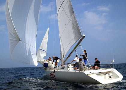 group of people on white boat thumbnail