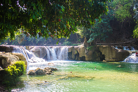 time lapse photography of waterfalls thumbnail