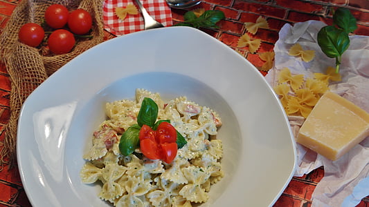 food on ceramic plate thumbnail