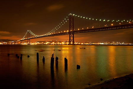 lighted lights of black bridge thumbnail