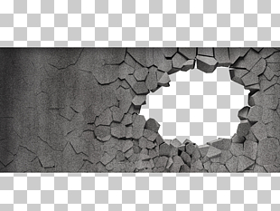 Stone wall Stock photography Wall decal Brick, Broken wall, cracked surface 3D PNG clipart