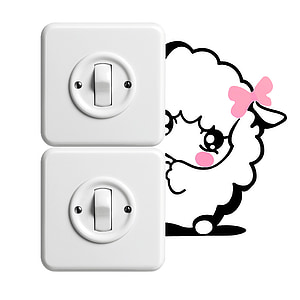two white power switches thumbnail