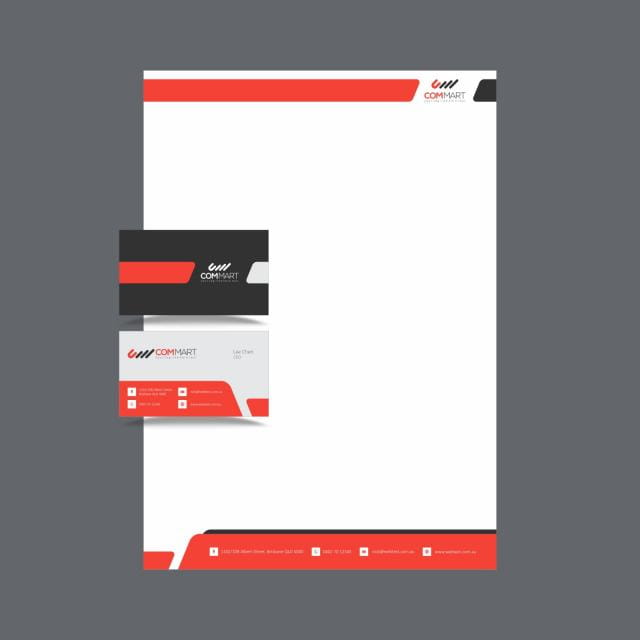 Professional Business Card and letterhead Design layout fully editable vector graphics eps file