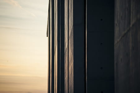 dawn, sunset, building, sunrise thumbnail