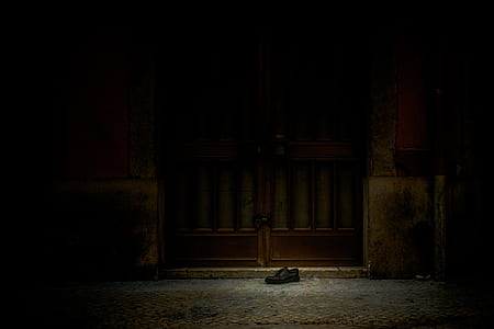 brown wooden door thumbnail