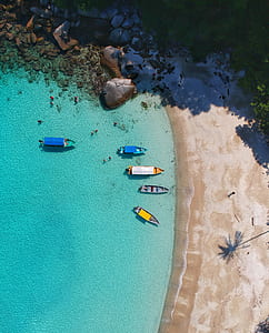 aerial view of boats thumbnail