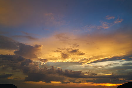 white clouds and blue sky thumbnail