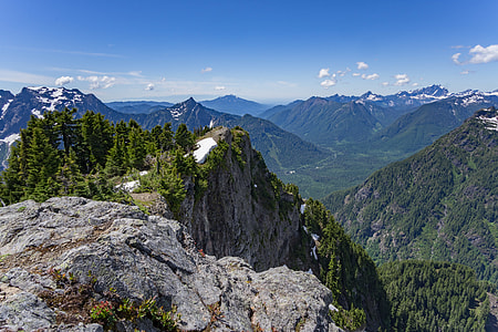 gray and green mountain during daytime thumbnail